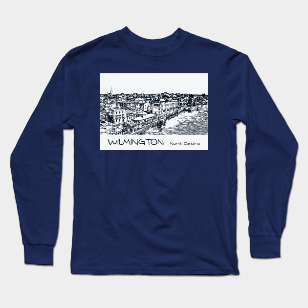 Wilmington - North Carolina Long Sleeve T-Shirt by Lakeric